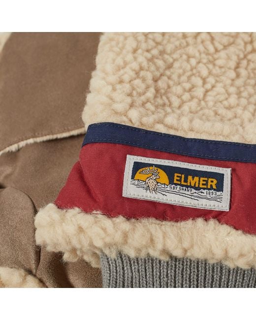 Elmer Gloves Natural Wool Pile Flip Mitten