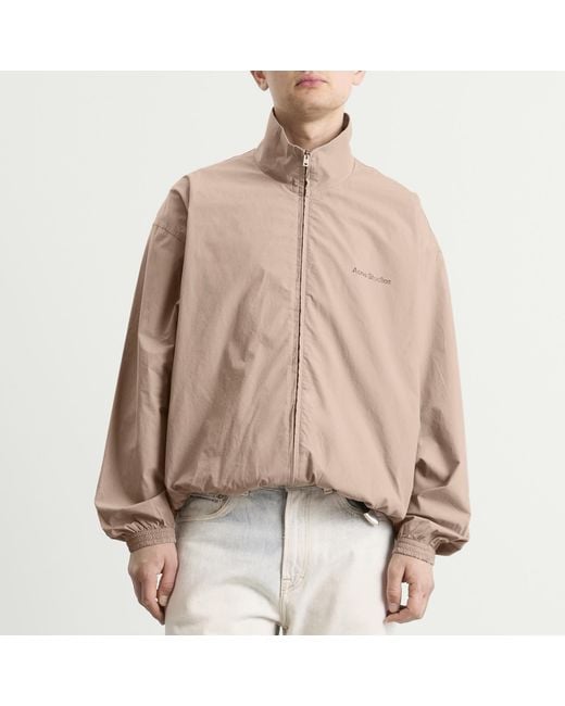 Acne Brown Olando Soft Cotton Poplin Jacket for men