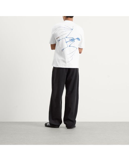 Butter Goods White Nocturnal T-Shirt for men