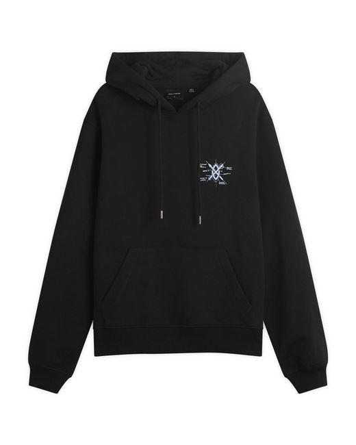Daily Paper Black Shield Evolution Hoodie for men
