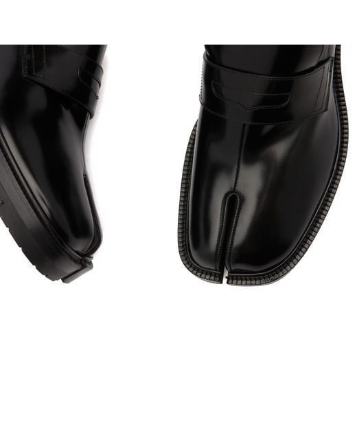 Maison Margiela Black Tabi County Loafer for men