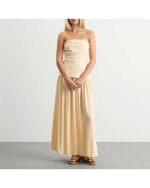 Faithfull The Brand Metallic Hedy Maxi Dress