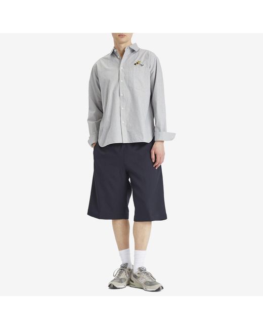 Percival Gray Bari Oversized Pearce Shirt for men