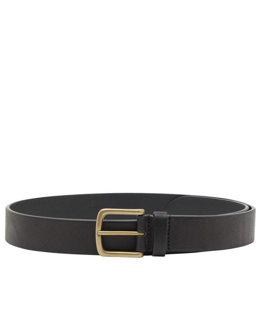 Andersons Black Andersons Casual Leather Belt for men