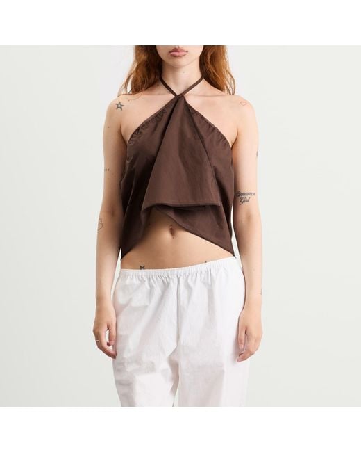 Deiji Studios Brown Napkin Top