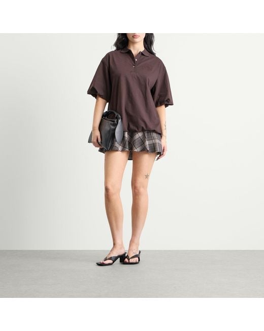 Acne Brown Eteddy Mini Dress