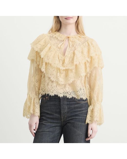 Rixo Natural Faryn Top