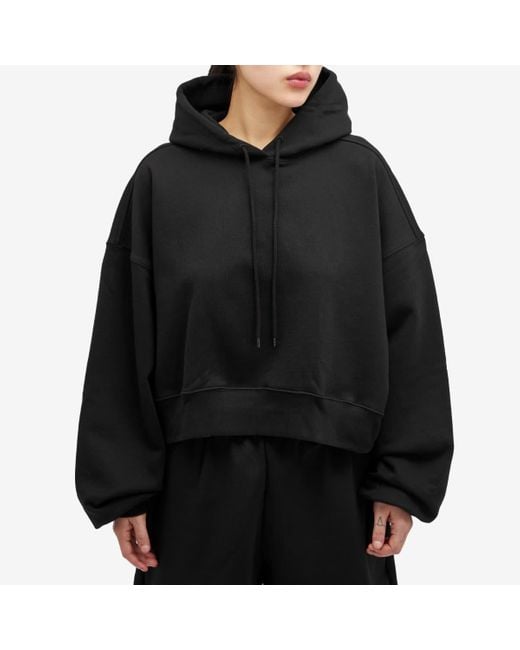 Wardrobe NYC Black Oversize Hooded Top