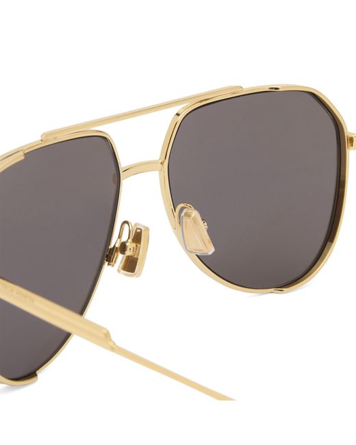 Bottega Veneta Gray Bottega Veneta Bv1465S Sunglasses