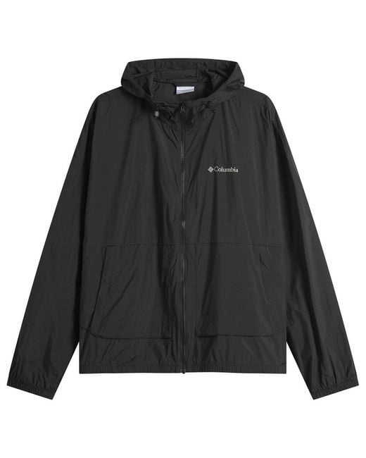 Columbia Black Street Heights Windbreaker for men