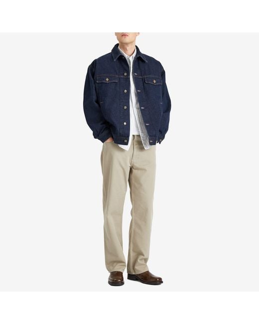 A.P.C. Blue Elvis Denim Jacket for men