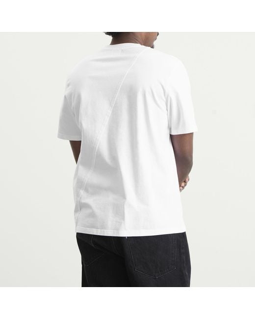 Arte' White Circle Logo T-Shirt for men
