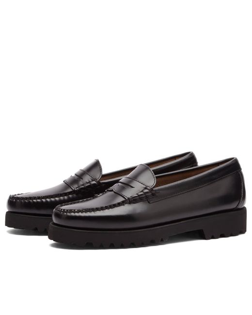 G.H.BASS Black 90S Penny Chunky Loafer