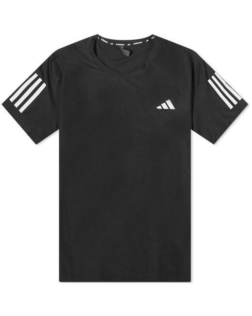 Adidas Originals Black Adidas Own The Run Basic T-Shirt for men