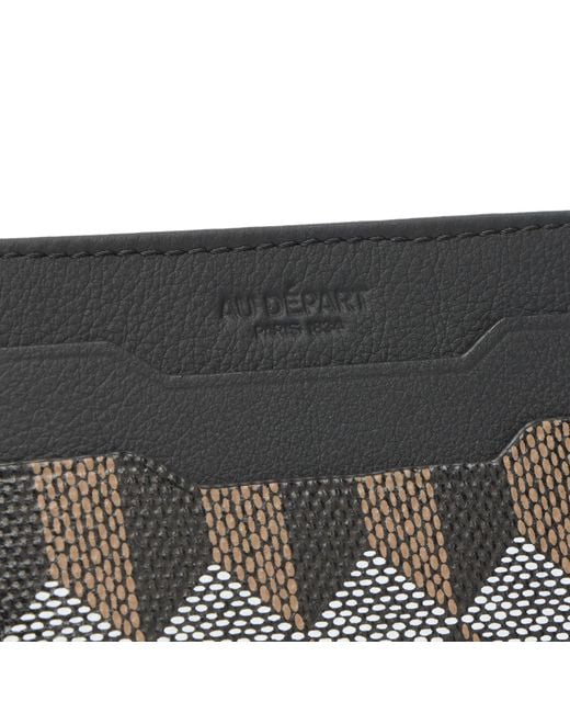 AU DEPART Black Card Holder
