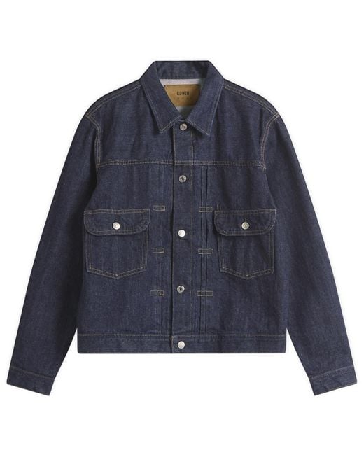 Edwin Blue Selvedge Denim Jacket for men