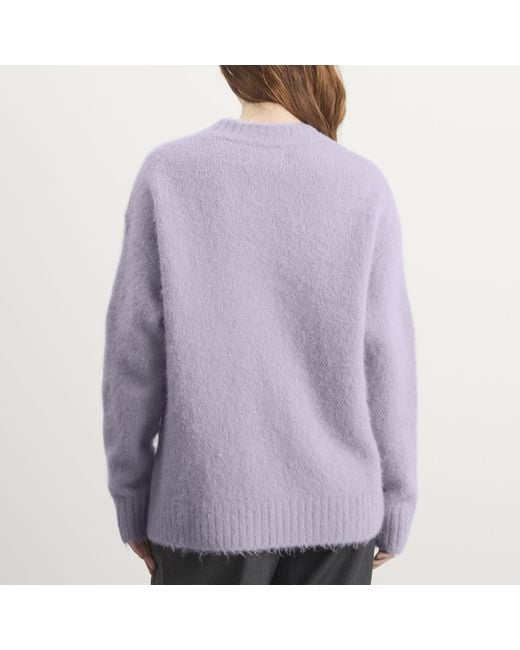 Samsøe & Samsøe Purple Sajeanne Hairy Knit Sweater