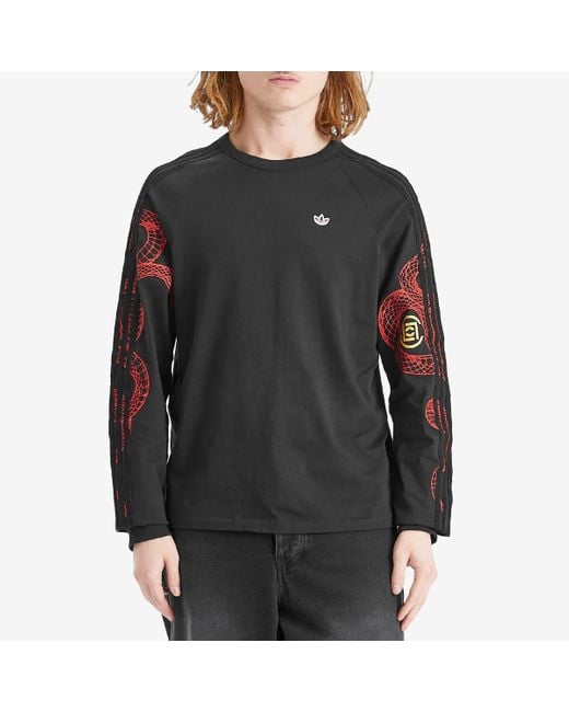 トップス adidas grunge raglan long sleeve t-shirt adidas X Clot Raglan Long Sleeve T-Shirt in Black for Men | Lyst