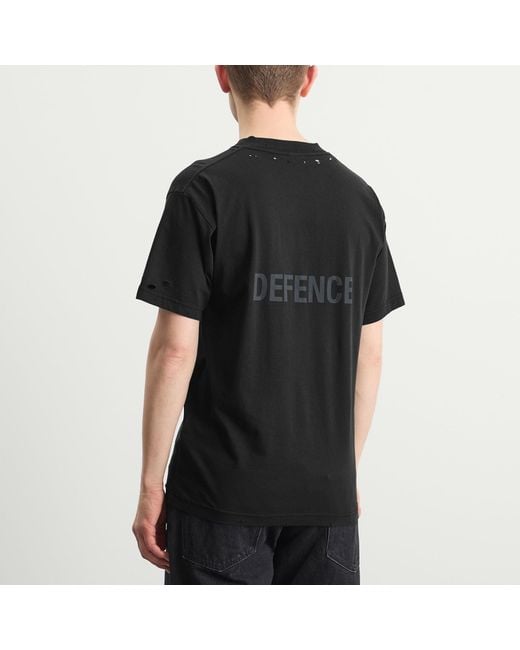 Umbro by Slam Jam Black Offence Defence T-Shirt for men