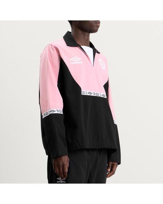 Umbro Pink X Woei Drill Top for men