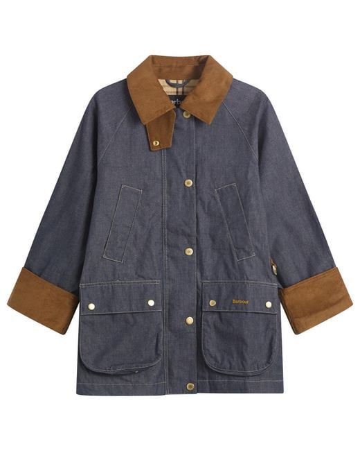 Barbour Blue Asker Casual Jacket