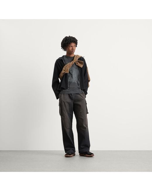 Our Legacy Black Shrunken Full Zip for men