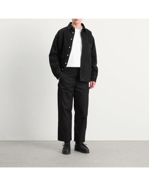 Jacquemus Black Denim Shirt for men