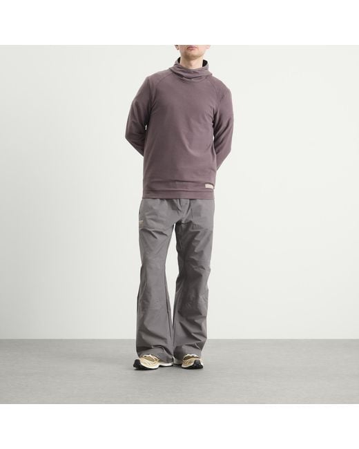 KA_YO_Prototype Brown Lightweight Thermal Hoodie for men