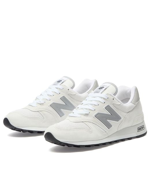 New Balance White 1300 Sneaker
