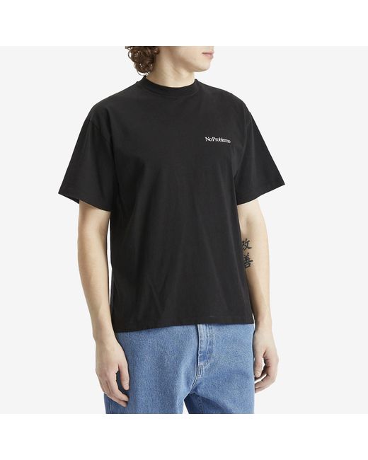 No Problemo Black Mini Problemo Ss T-Shirt for men