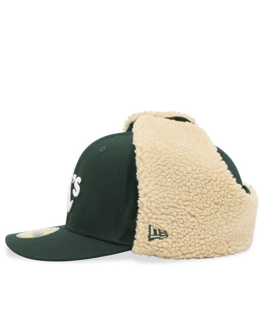 KTZ Green Oakland Athletics World Series 59Fifty Dogear Cap