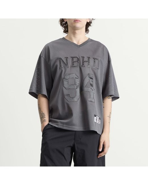 Neighborhood Gray Mesh Hockey Shirt for men