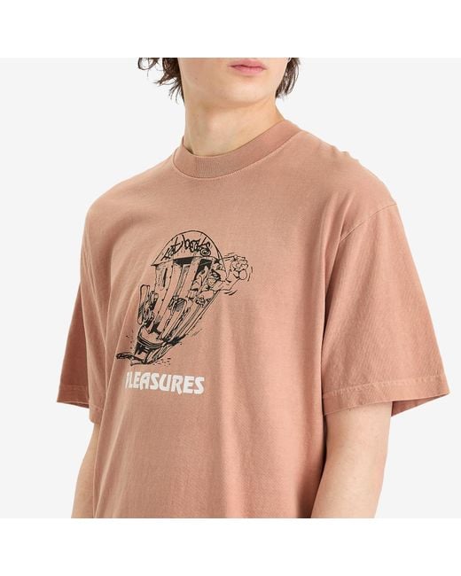 Pleasures Natural X Fat Beats 9Th Street T-Shirt for men