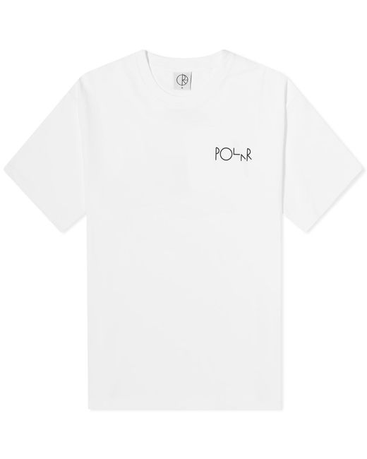 POLAR SKATE White Stroke Logo T-Shirt for men