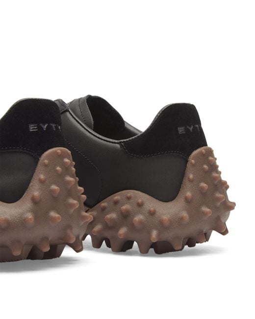 Eytys Brown Aria Leather Sneakers for men