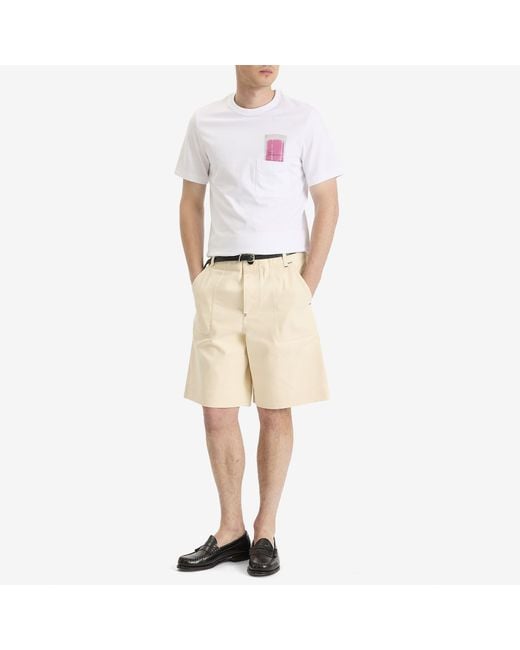 Jacquemus White T-Shirt With Logo for men