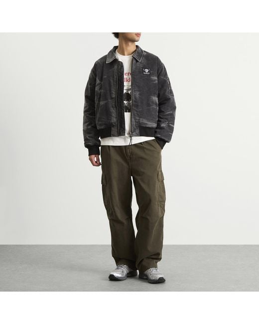 Heresy Black Ooser Bomber for men