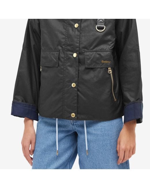 Barbour　catton wax jacket Black and Sage Tartan Catton Wax Jacket | Barbour