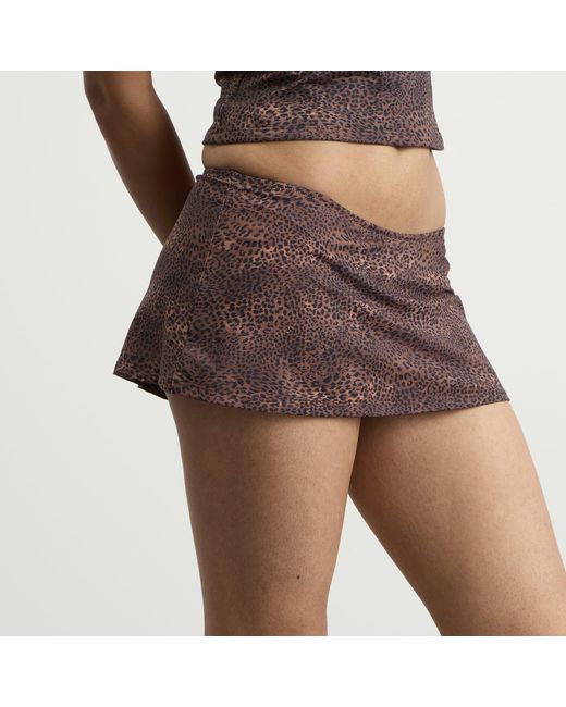 Fruity Booty Brown Shania Swim Skirt