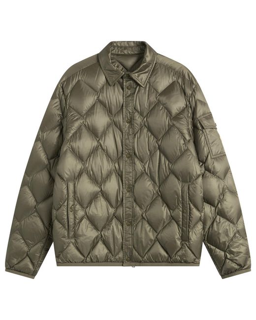 Moncler Green Moulleau Recycled Rip-Stop Shirt Jacket for men