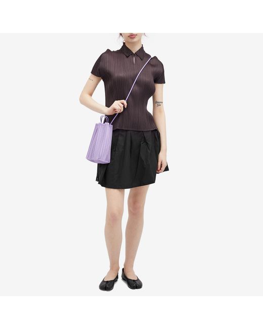Pleats Please Issey Miyake Purple Bloom Pleats Bag