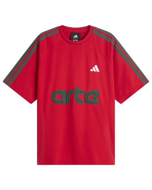 Adidas Red X Arte Jersey Top for men