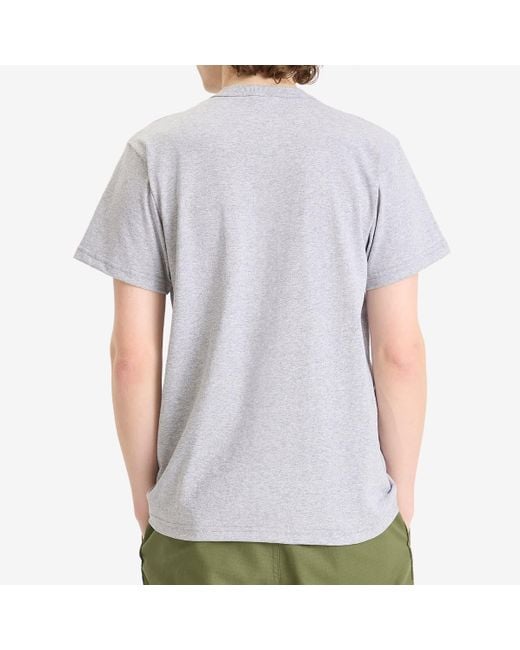 Randy's Garments White Logo Pocket T-Shirt for men