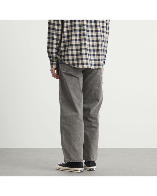 Dickies Gray Double Knee Loose Straight Denim Jeans for men