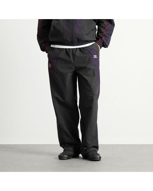 Umbro by Slam Jam Gray Rose Crest Track Pants for men