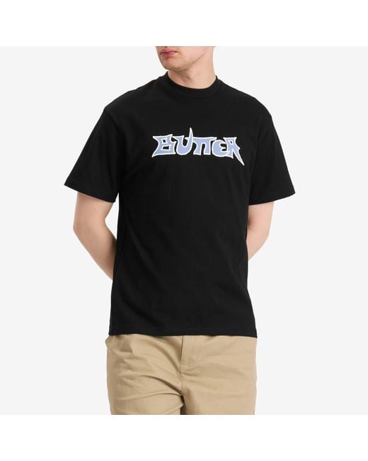 Butter Goods Black Encounter T-Shirt for men
