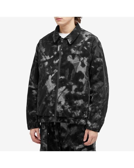 Y-3 Black Aop Flock Nylon Shell Jacket for men