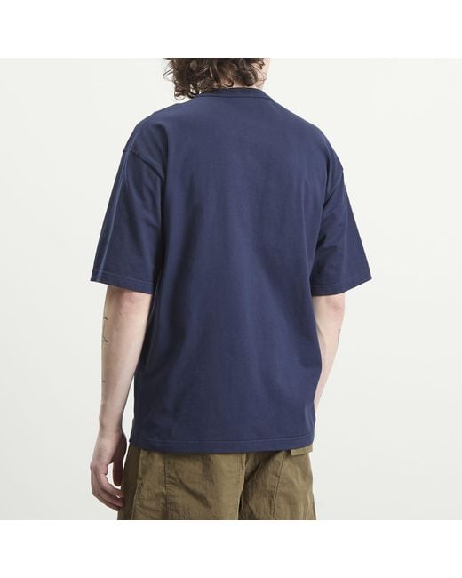 Armor Lux Blue Heavyweight Pocket T-Shirt for men