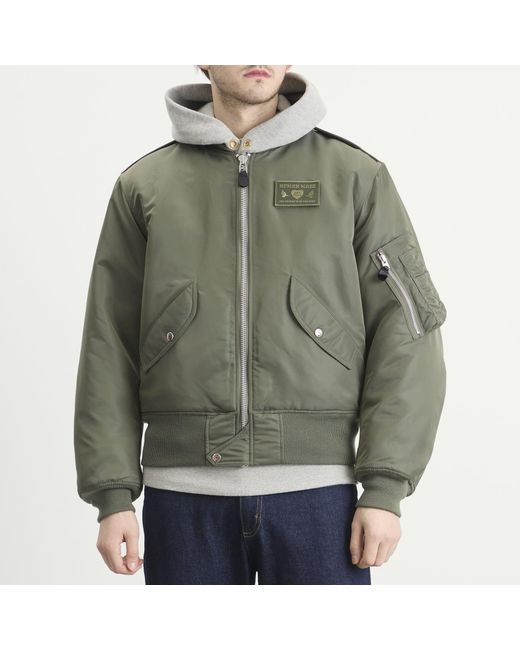 Human Made Flight Jacket in Green for Men | Lyst