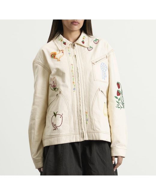 STORY mfg. Natural Hand Embroidered Amba Jacket